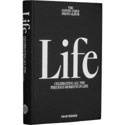 Printworks CoffeeTable PhotoBook Life Black - Fotoalbum